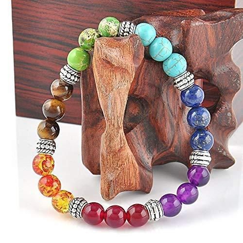 7 Chakra Stones Bracelet (Pack of 2)